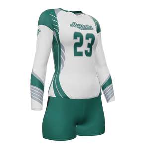 ชุดเล่นวอลเลย์บอลชายหญิงเสื้อแห้งเร็วระบายอากาศได้ออกแบบตามต้องการน้ำหนักเบาพร้อมเทคนิคพิมพ์ลาย - Product Image 3