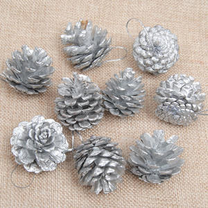 Pinecones ตกแต่งด้วยแสงธรรมชาติที่มีน้ำหนักเบาและสง่างามเป็นสัมผัสที่เรียบง่ายแต่สวยงามสำหรับการตกแต่งวันหยุดและตกแต่งบ้านตลอดทั้งปี - Product Image 6