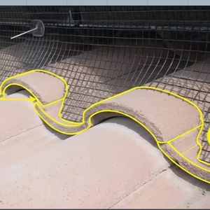 Protection anti-oiseaux pour panneaux solaires, maille de protection contre les nuisibles, pré-découpée, 8 pouces x 5 pieds - Product Image 1