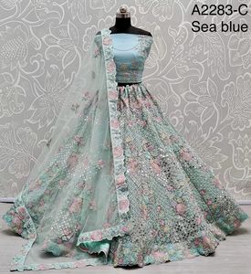 Lehenga Sexy de Diseñador 2022 para Mujer, para Bodas y Ocasiones Especiales, Compra en Línea, Vestido de Novia de la India - Product Image 2