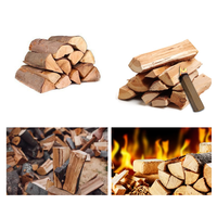 Bois de chauffage à faible émission de fumée, four à bois de chauffage bois de scie séché pour les cuisinières intérieures et extérieures et les feux de camp