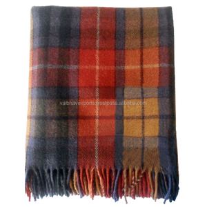 Mantas Raschel de lana tejida natural personalizadas OEM, ignífugas, antibolitas, ligeras para uso en viajes, temporada de invierno - Product Image 2