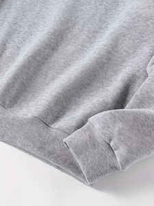 Imprimé personnalisé tenue décontracté femmes crop top sweats à manches longues femmes haute qualité crop top sweats - Product Image 3