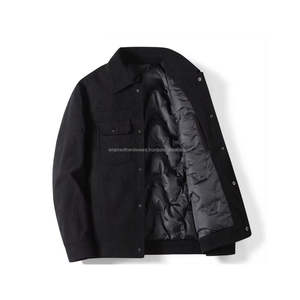 Dernière veste matelassée décontractée pour homme en velours côtelé, personnalisée, de haute qualité, respirante, chaude, pour l'hiver, doublure matelassée, coupe ample sur le devant - Product Image 5