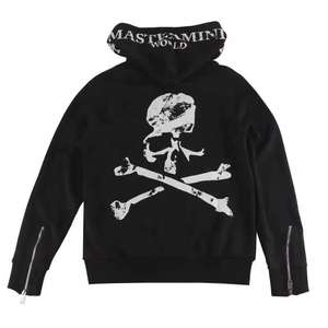 Haute qualité hommes personnalisé surdimensionné pull à capuche à manches longues lâche goutte épaule couleur unie hip-hop sweats à capuche - Product Image 3