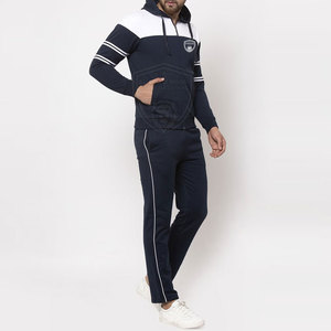 Chándal de algodón 100% de alta calidad para hombre, ropa informal de cuello redondo en talla grande, patrón sólido transpirable para invierno - Product Image 2