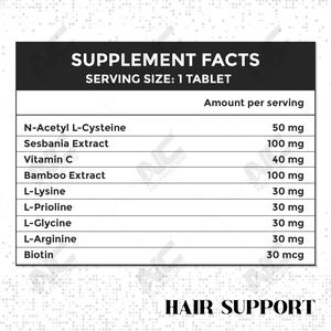 Soin des cheveux naturels de haute qualité Comprimés effervescents en gros du fabricant indien Hair Support Healthcare Suppléments - Product Image 3