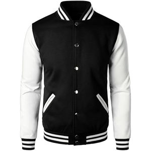 Blouson Bomber Unisexe Professionnel Personnalisé en Cuir Léger Hiver Style Urbain Imprimé Baseball Lycée Hommes Femmes - Product Image 1