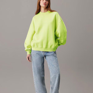 Sudaderas de algodón de nuevo diseño para mujer, ropa informal, sudaderas de moda, sudaderas de algodón 100% transpirables de Color sólido para mujer - Product Image 1