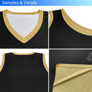 Maillot de basket respirant en gros, sublimation personnalisée, logo personnalisé, léger, durable, haute performance - Product Image 5