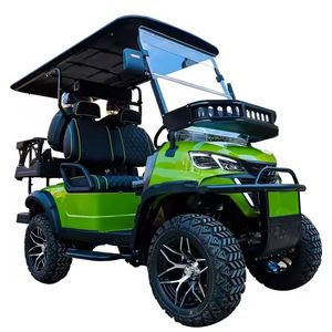 Voiturettes de golf d'occasion Clubs Ventures Chariot de golf électrique levé 2 passagers 2022 Modèle 100% Travail sans accident Portée de 18 trous 24 km/h - Product Image 5