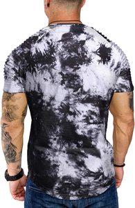 100% chemises personnalisées pour hommes en coton biologique avec sublimation T-Shirt vêtements décontractés respirants de haute qualité - Product Image 3