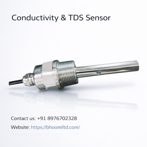 เซ็นเซอร์วัดค่าการนำไฟฟ้าและความบริสุทธิ์ของน้ำ (TDS) แบบกันน้ำ พร้อมขั้วต่อ BNC สำหรับการตรวจสอบน้ำในอุตสาหกรรม - Product Image 1