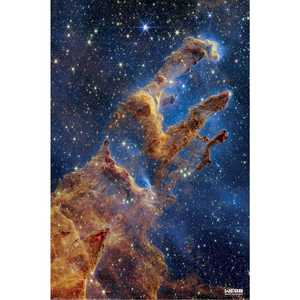 Affiche moderne de James Webb « Piliers de la Création » pour décoration murale - Product Image 1