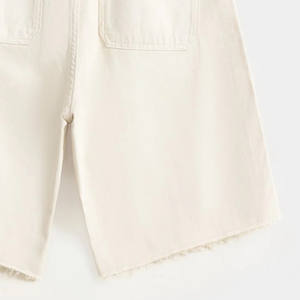 Pantalones cortos cargo de algodón personalizables de cintura media para hombre, ropa informal frontal bordada transpirable - Product Image 6