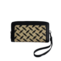 Cartera Larga de la Mejor Calidad de Indonesia, Gemoy Indang Apang Galeri, Cuero Genuino con Mezcla de Ratán, Cierre de Cremallera, Ecológica, para Mujer