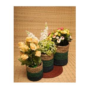 Cesta de hierba Sabai natural con tejido rústico hecho a mano, perfecta para almacenamiento y decoración del hogar, añade encanto a cualquier espacio vital - Product Image 1