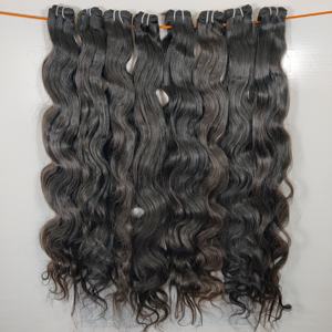 Venta al por mayor 100% Natural Kinky Body Wave Indian Virgin Temple Extensiones de cabello Raw Cutícula Alineada Proveedor Paquetes de cabello humano - Product Image 5