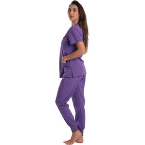Veste d'été unisexe à manches courtes Costume d'allaitement personnalisé de haute conception pour les patients Uniformes hospitaliers du personnel hospitalier - Product Image 6