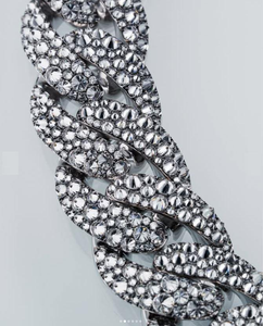 Luxury Iced Out Cuban Link Bracelet Full Moissanite Diamond Paved Hip Hop Statement Bracelet For <b>Men</b> Women Unisex Jewelry - Product Image 5
