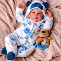 Poupée Bébé Reborn Garçon Réaliste 20 pouces en Silicone et Vinyle Babeside – Vente en Gros Direct Usine, Stock Prêt à Expédier, Faible MOQ