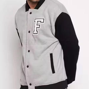 Chaquetas con letras bordadas personalizadas para hombre chaqueta de equipo deportivo con letras bordadas de béisbol tarifa de venta completa - Product Image 2