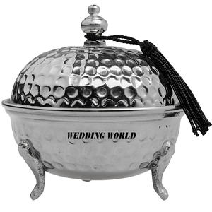 Bocal à bonbons en métal doré dernier arrivage de serveur de noix en gros fait à la main concepteur vente en gros fantaisie nouveau métal - Product Image 2