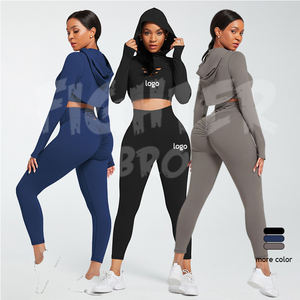 Chándal de mujer hecho a medida al por mayor Activewear Ideal para Fitness y relajación - Product Image 3