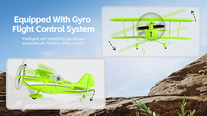 เครื่องบินบังคับวิทยุ WLtoys A130 รุ่น Christen Eagle II ขนาด 1/10 มอเตอร์แบบไร้แปรงถ่าน โหมด 3D 6G ไจโร 6 แกน วัสดุ EPP ปีกคู่ สำหรับแสดงท่าผาดโผน พร้อมใช้งาน (RTR) - Product Image 5