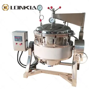 LONKIA Large-capacity boiled bone stock pot fully automatic pressure cooker commercial pressure cooker