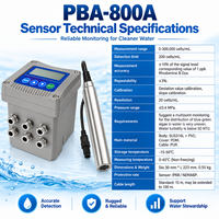 Analyseur d'algues en ligne PBA 800A pour la surveillance des algues bleues et vertes dans les réservoirs, MODBUS RS485