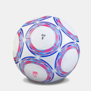 Balón de fútbol de cuero PU de alta calidad, tamaño oficial, logotipo personalizado impreso, el mejor fabricante para uso profesional en fútbol - Product Image 3