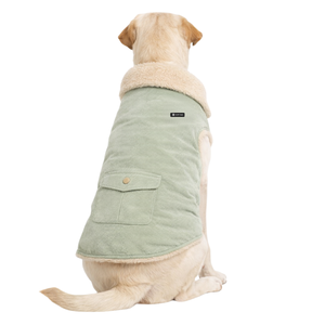 Corduroy Insulated Dog Jacket Winter Pet Vest With Soft Lining Sleeveless Warm Coat For Small Medium Large Dogs - Product Image 2