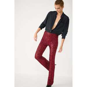 Pantalon en tissu extensible scintillant - Product Image 4