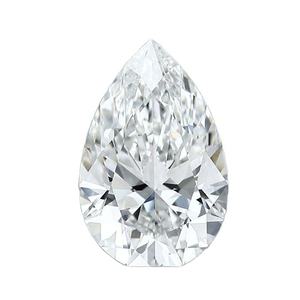 เพชรลูกแพร์ตัดแฟนซี HPHT CVD พลอยธรรมชาติได้รับการรับรองจำนวนมากในห้องปฏิบัติการ - Product Image 1