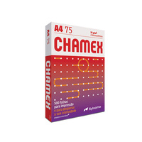 Papel de Copia Chamex A4, 80 g/m², 100% Pulpa de Madera Virgen, 500 Hojas/Resma, 5 Resmas/Caja, Impresión de Oficina, Blanco Natural, Precio Bajo de Fábrica