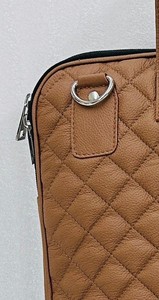 Portable Genuine Leather <b>Laptop</b> Messenger <b>Bag</b> <b>Ladies</b> Crossbody Adjustable Detachable Strap Lightweight Waterproof Unisex Office - Product Image 5