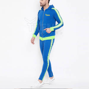 ชุดกีฬาสองชิ้นของผู้ชายชุดวอร์มออกกำลังกายฟิตเนสยิมสไตล์ใหม่ลำลองฤดูหนาวระบายอากาศโลโก้สำหรับวิ่ง - Product Image 1