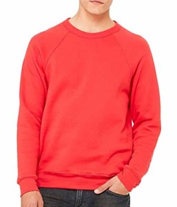 Sweatshirts unisexes bleu royal sans cordon de serrage, sweat à capuche coréen Bella + pull en molleton éponge côtelé en toile sweat à capuche - Product Image 6