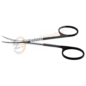 Zelmi กรรไกรผ่าตัดขนาด4.5นิ้ว (11ซม.) เหล็กปลายทื่อกรรไกรตัดเหล็กสแตนเลสแบบแมนนวล - Product Image 1