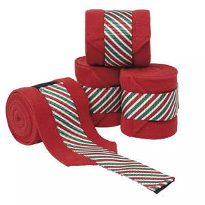 Bandage en polaire pour jambes, choix de couleurs, taille cheval, bandages polo en toutes couleurs, sac en plastique, emballage personnalisé doux - Product Image 6