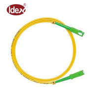 Kabel Patch Fiber Optik Single Mode Duplex 10G Custom, Konektor LC/UPC ke LC/APC, Selubung 2.0mm/3.0mm