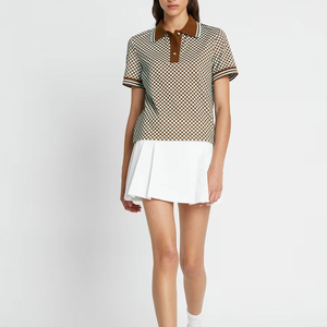 Polos de sublimación para mujer hechos a medida de nuevo estilo a la venta servicios OEM de etiqueta privada Polo multicolor para mujer - Product Image 3