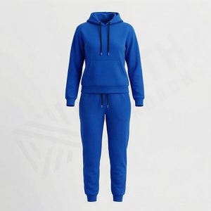 Premium Quality Cotton Winter 2 in 1 Tracksuit Set <b>Zip</b> Jacket Midweight Waterproof Breathable Windbreaker Training Women - Product Image 1