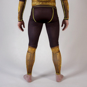 กางเกงออกกำลังกายสำหรับวิ่งกางเกงเลกกิ้งรัดรูปสำหรับออกกำลังกายฟิตเนสยกน้ำหนักมีโลโก้ - Product Image 2