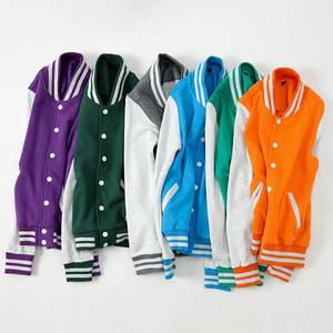 Nouvelles vestes de baseball en laine chenille brodée avec logo personnalisé, style vintage, manches en cuir vierges pour hommes - Product Image 4