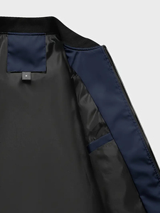 Boomletcorp-Chaqueta Versity unisex con logotipo personalizado de talla grande con capucha y lona impermeable de alta calidad - Product Image 6