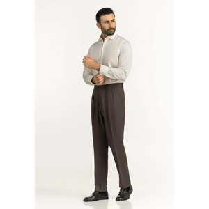 Chemises décontractées modernes pour hommes, anti-plis, en popeline 100 % coton, pour le printemps, modèle FS-LAF25-329, chemises habillées - Product Image 4