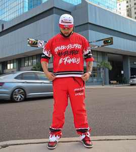 Haute qualité impression personnalisée Boxy hommes t-shirts maille surdimensionné culture Football col en v Jersey - Product Image 1