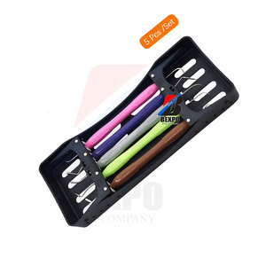 Lo último en kit de instrumentos dentales de 5 piezas, relleno de resina, kit de restauración estética, manual - Product Image 6